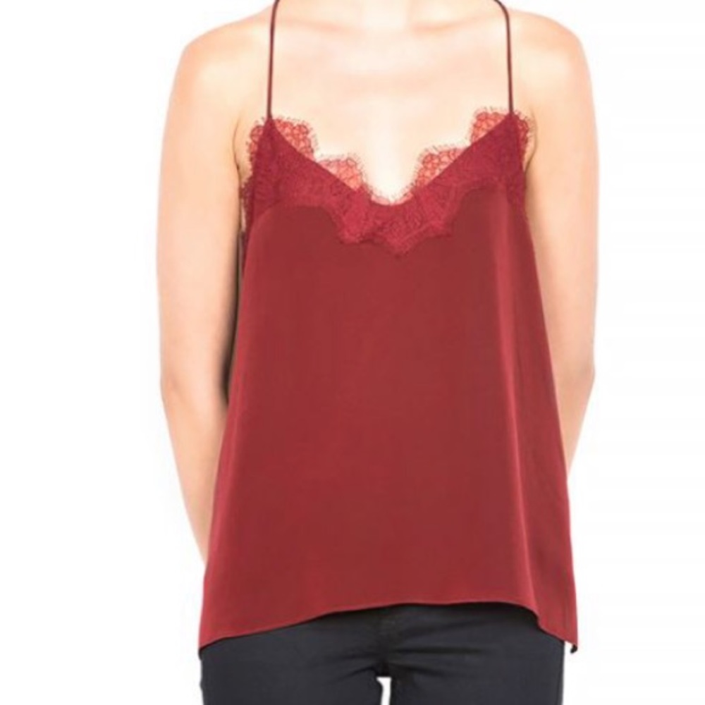 Cami NYC Red Racer Back Cami in a size small